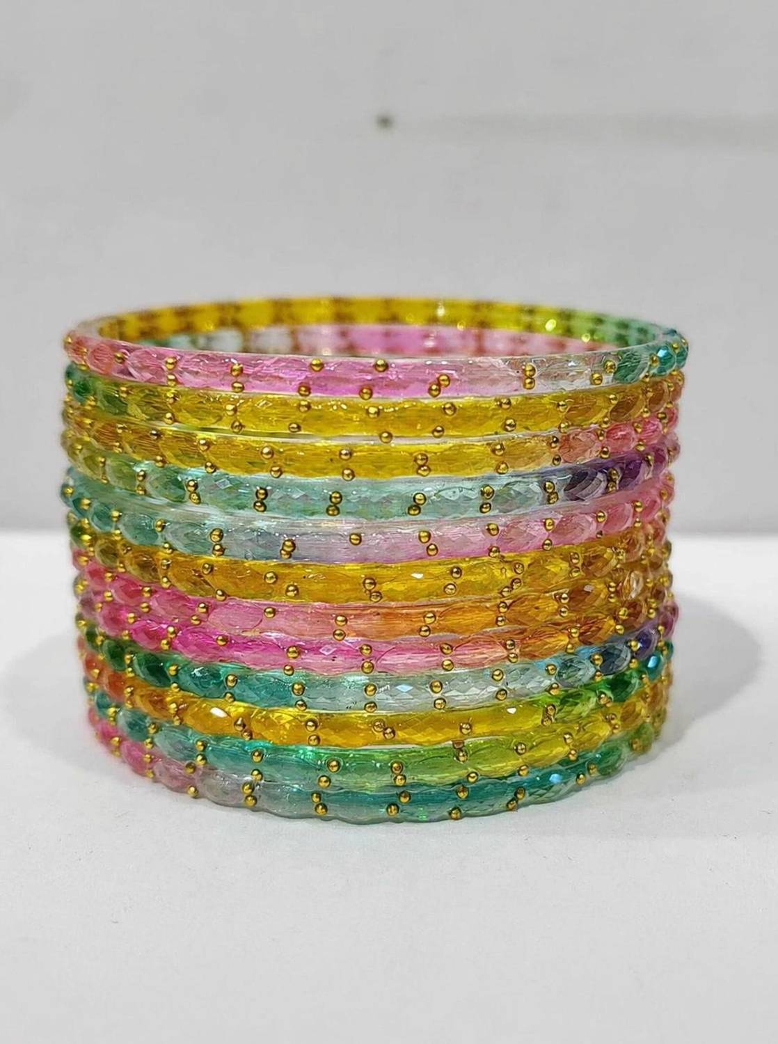 ABC Glass Bangle Set