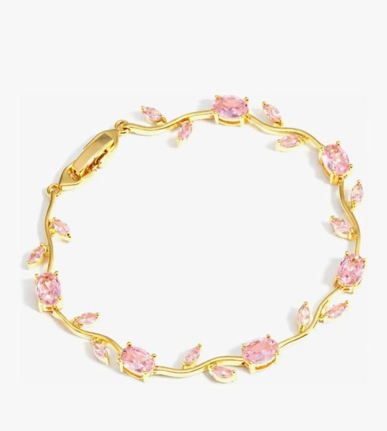 Image of jewelvenus Stainless Steel Cubic Zirconia Bracelet