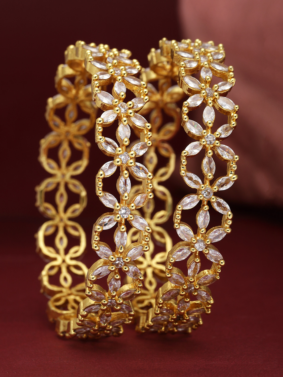 Image of ZENEME Brass Bangle Set