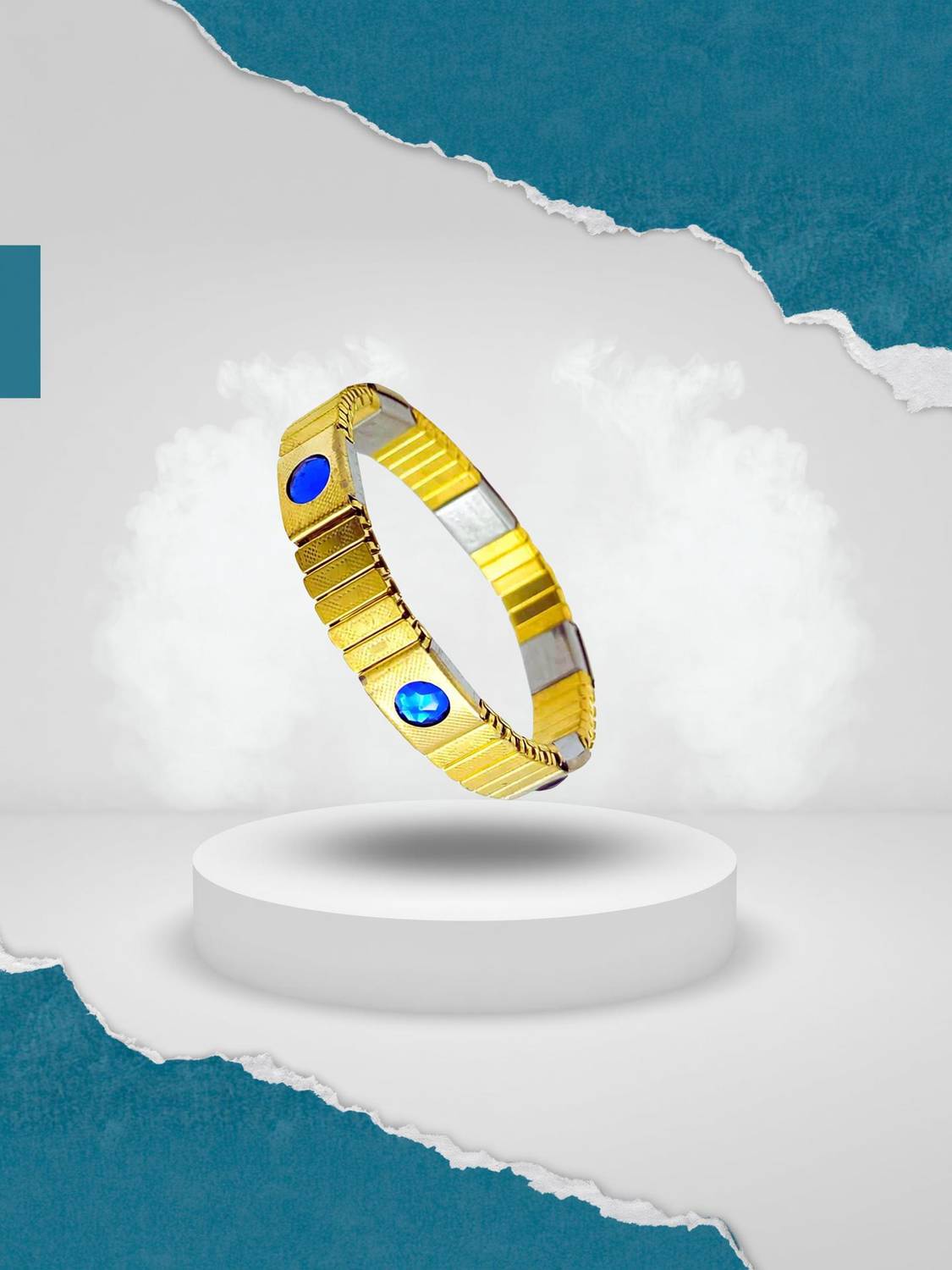 Bracotive Brass Gold-plated Bracelet