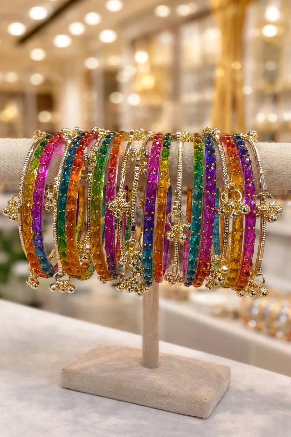 royalenterprise Metal Alloy Bangle Set Pack of 20 - Image 1