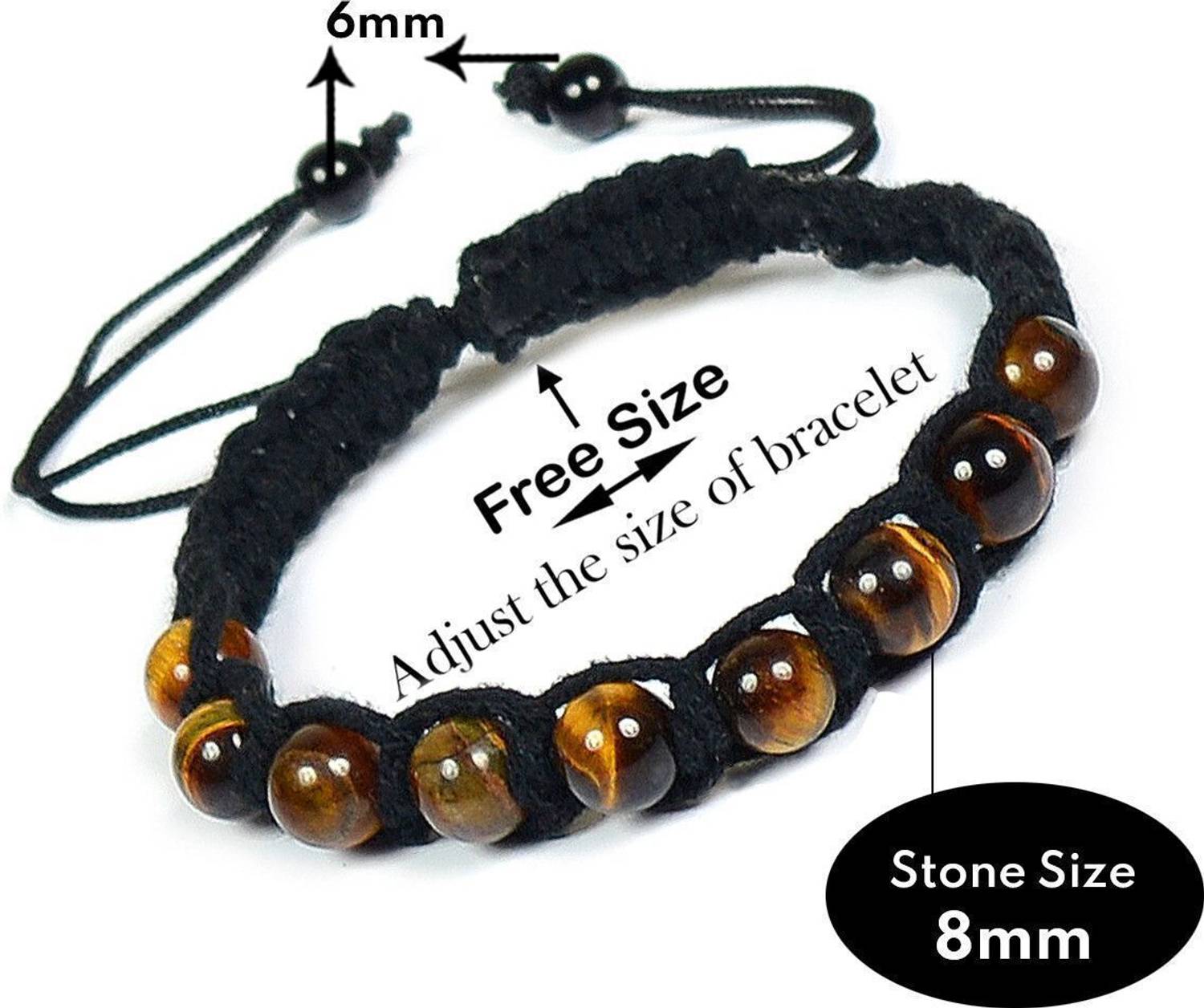 REIKI Tiger's Eye Beads Crystal Bracelet - Image 2