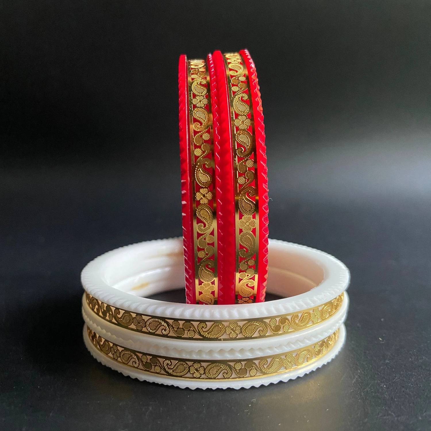 AALOKI Plastic Gold-plated Shakha Pola