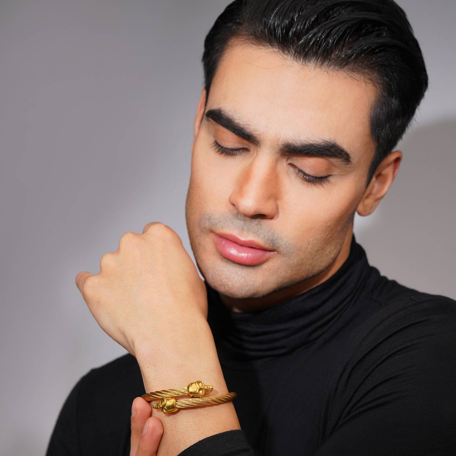 Aanura Stainless Steel Gold-plated Bracelet