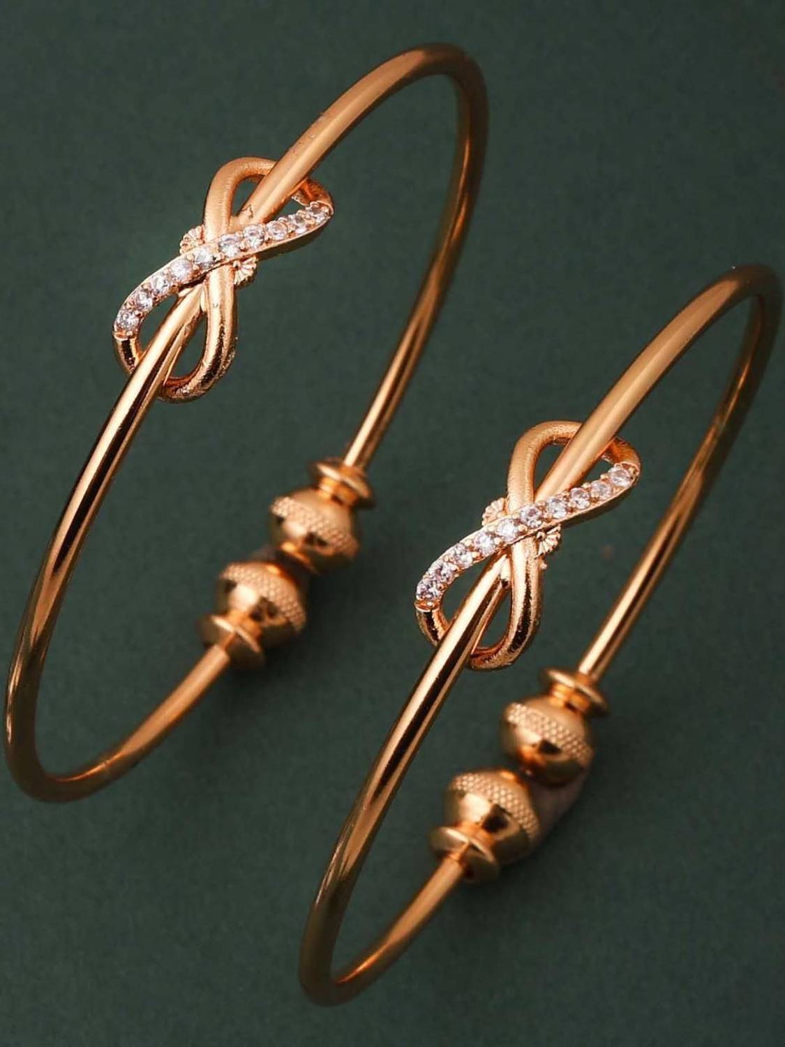 ANOUK Brass Diamond Gold-plated Bangle