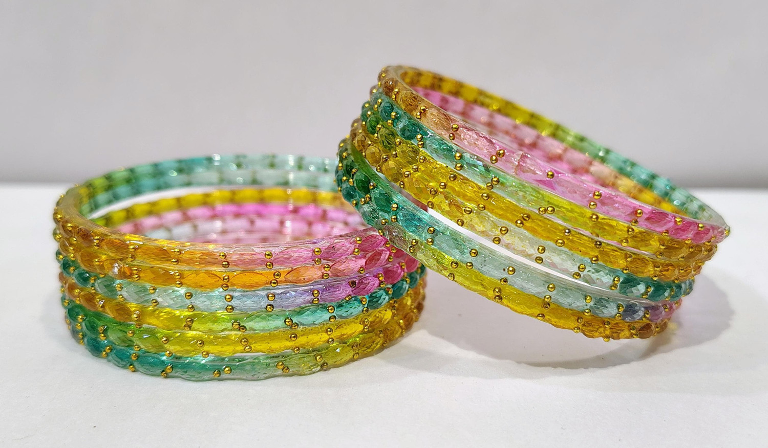Image of ABC Glass Bangle Set