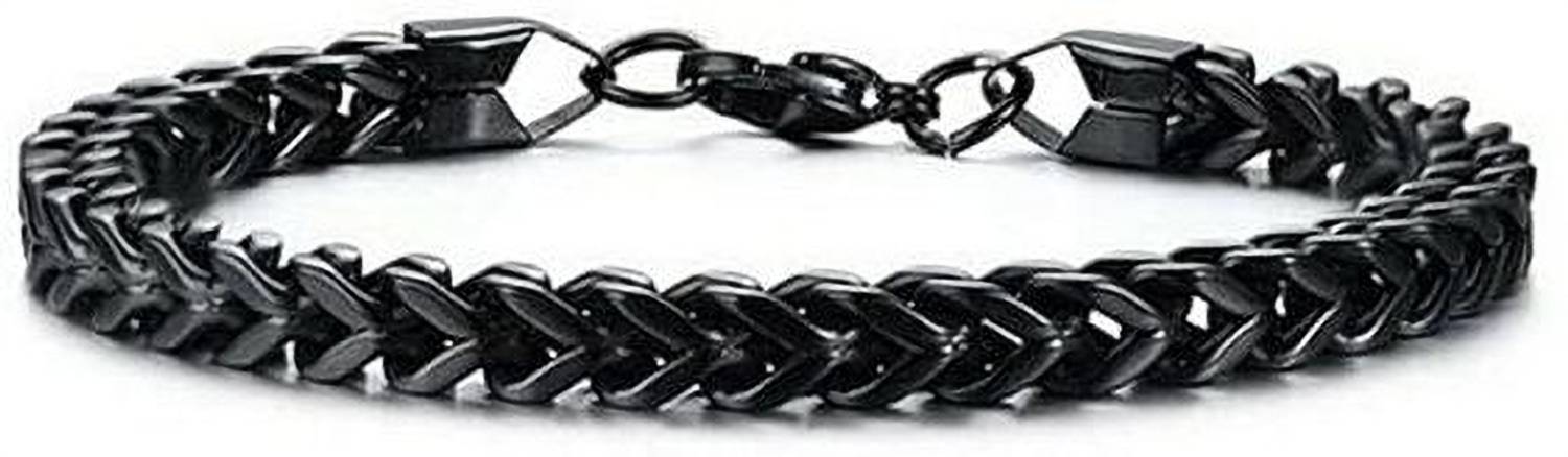 Thrillz Stainless Steel Silver Bracelet - Image 1