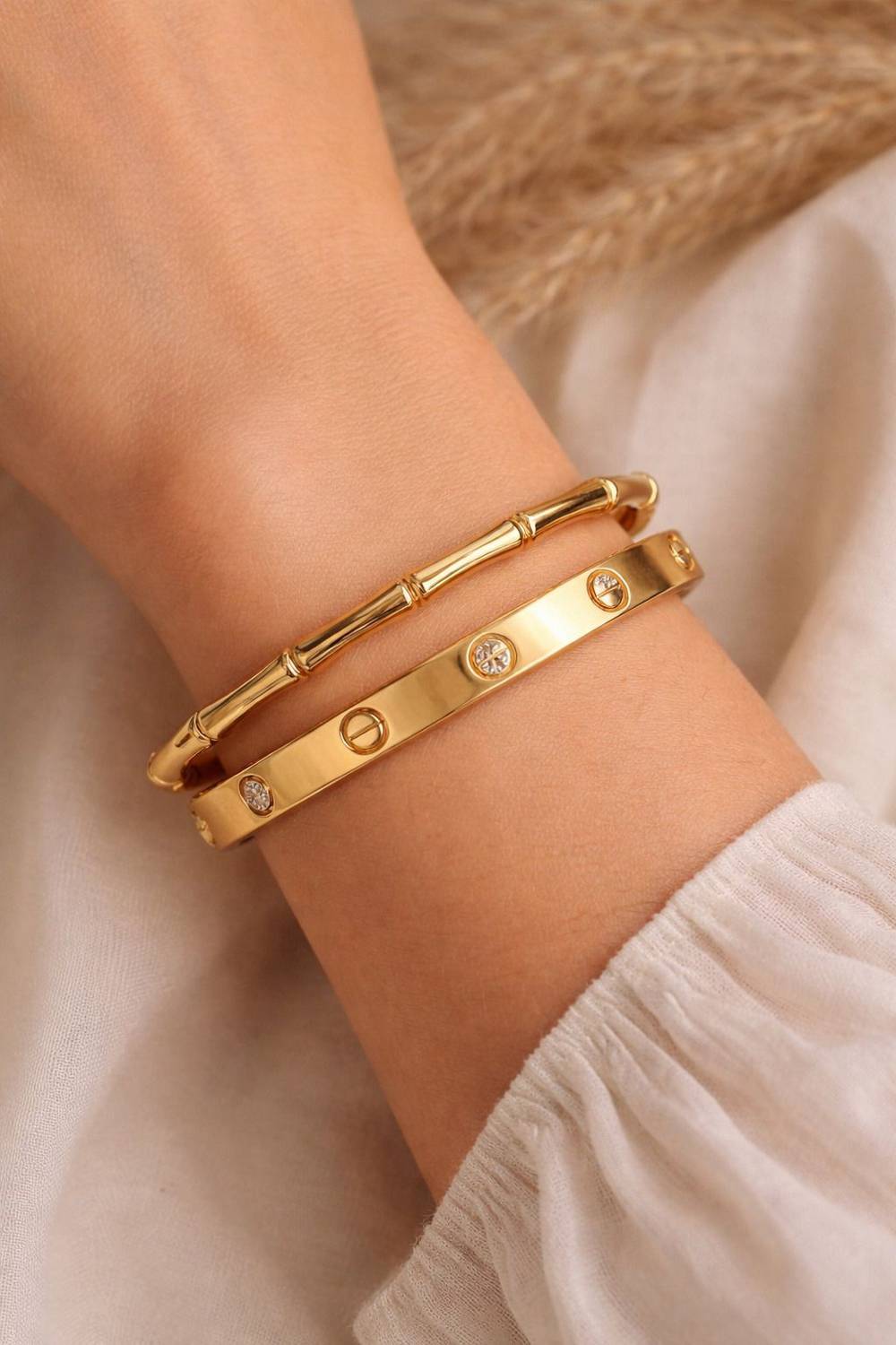 packnpromo Stainless Steel Bracelet Set Pack of 2 - Image 2