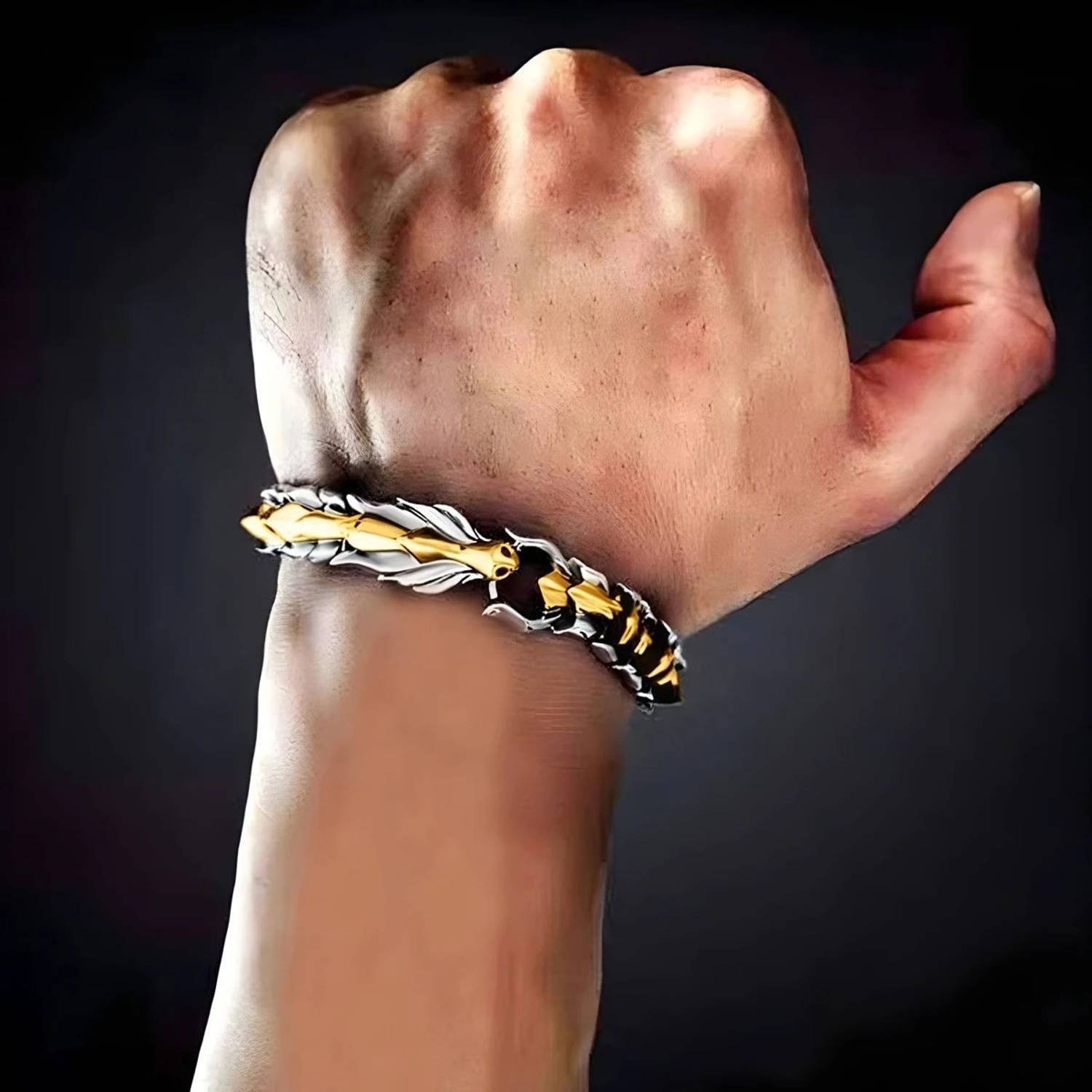 PIXFLIK Alloy Silver Bracelet - Image 3