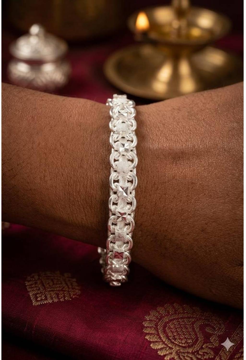 be in trend Stainless Steel Silver Bracelet - Image 1