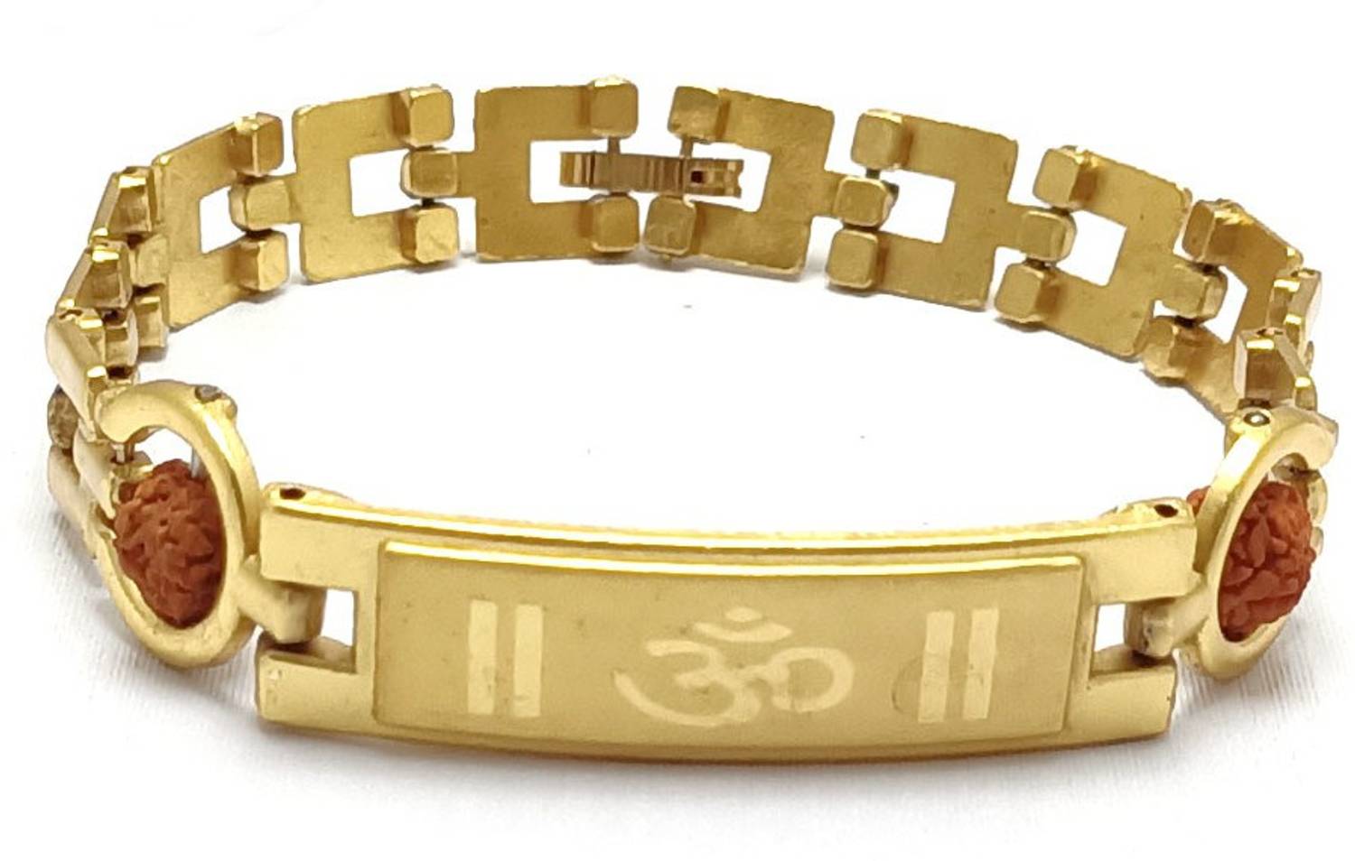 Ambhira Brass Beads Gold-plated Bracelet