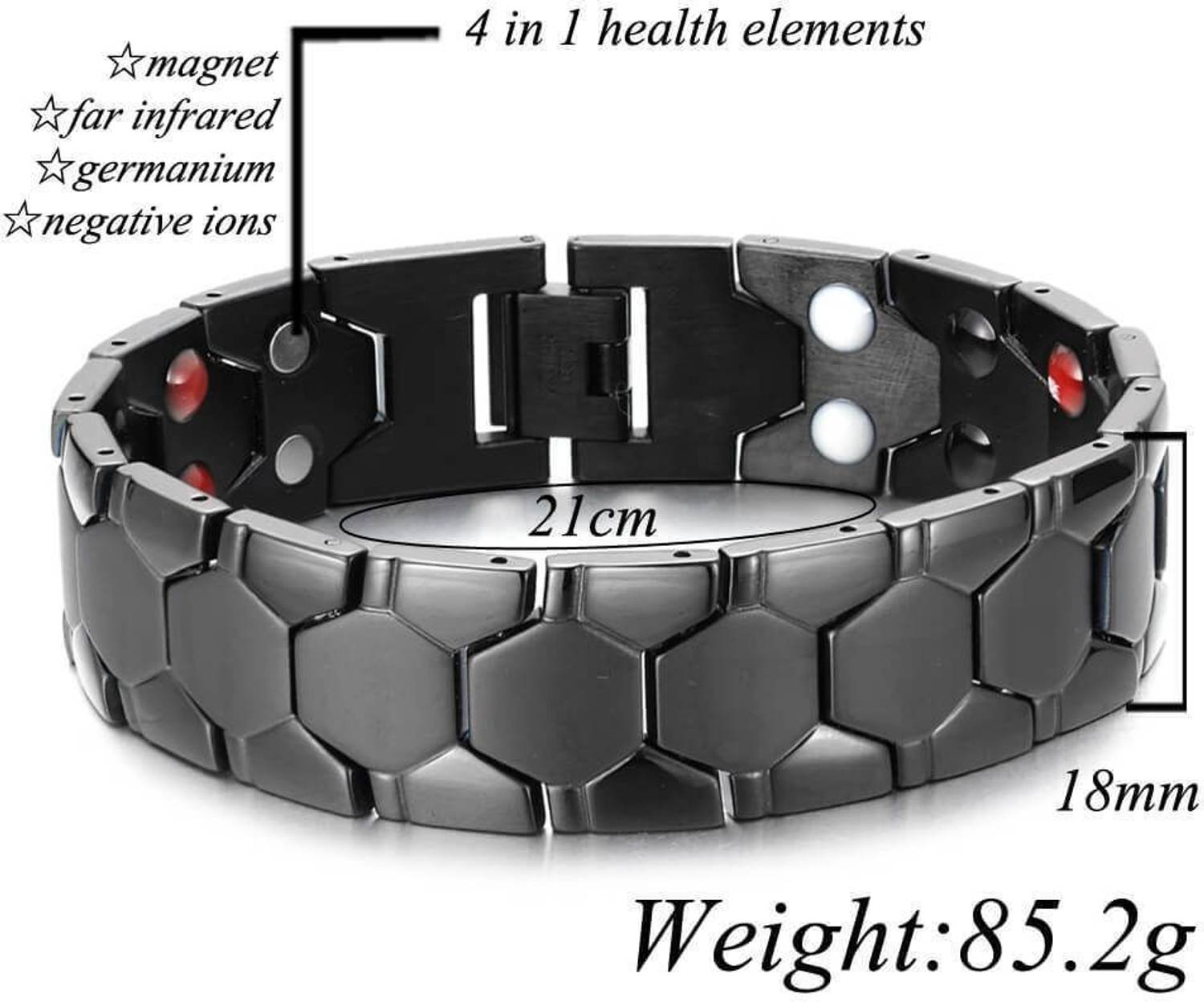 Charismatic Classic Stainless Steel Platinum Bracelet - Image 4