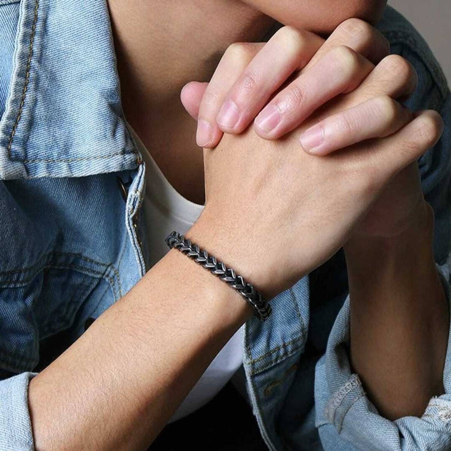 SPYRONIX REAL TREASURE Stainless Steel Silver Bracelet - Image 4