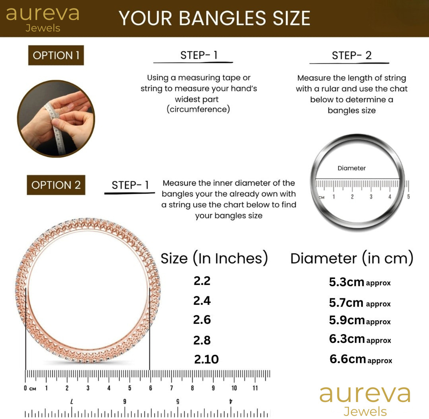 Image of Aureva Jewels Brass Gold-plated Bangle Set