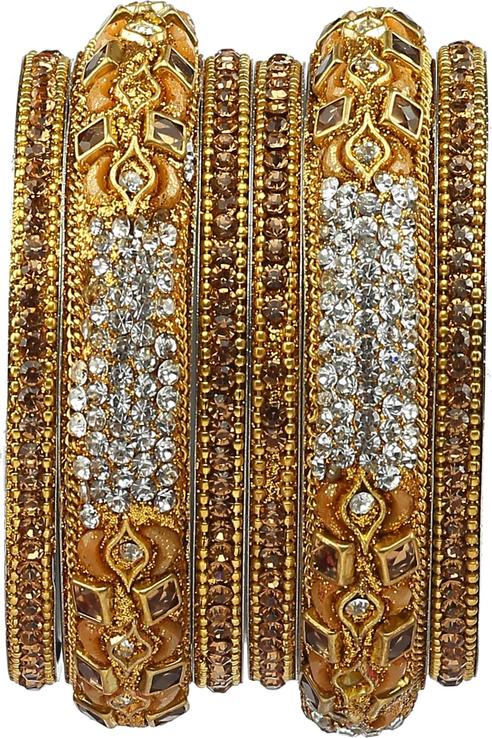 Amika Metal Gold-plated Bangle Set