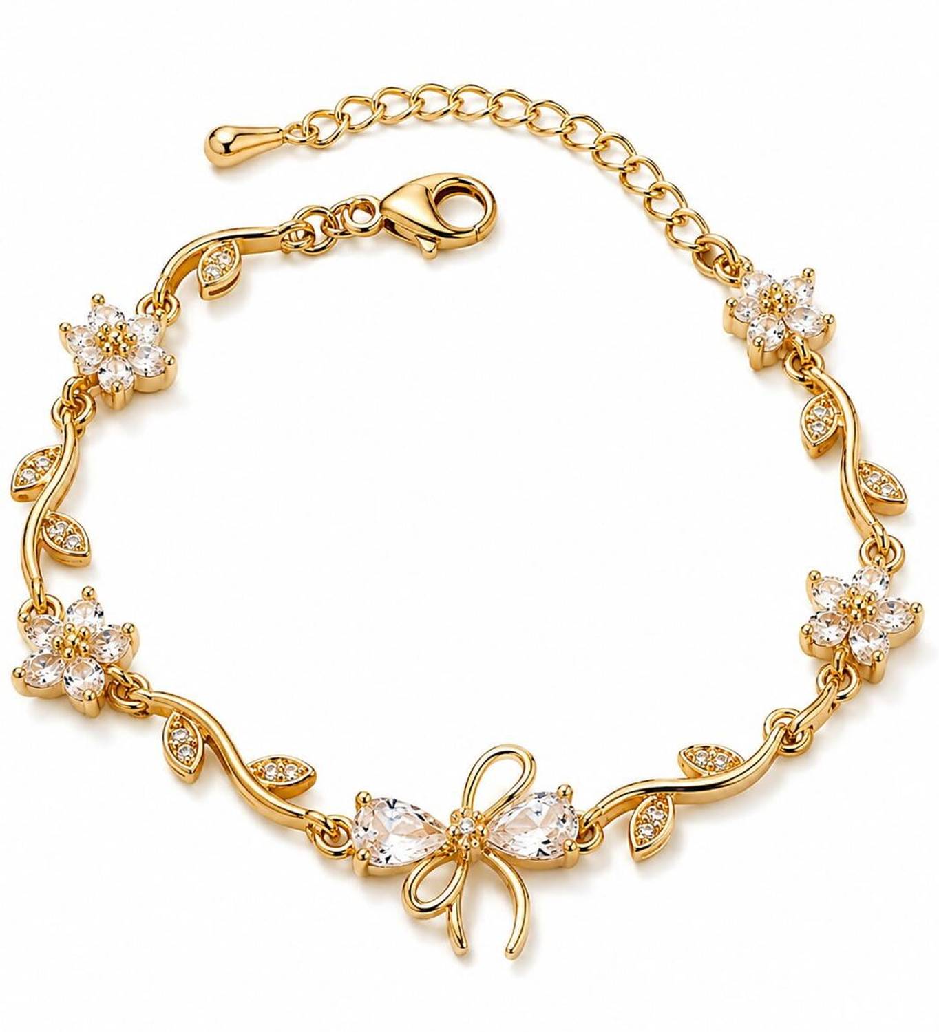 MySty Brass Cubic Zirconia Bracelet - Image 4