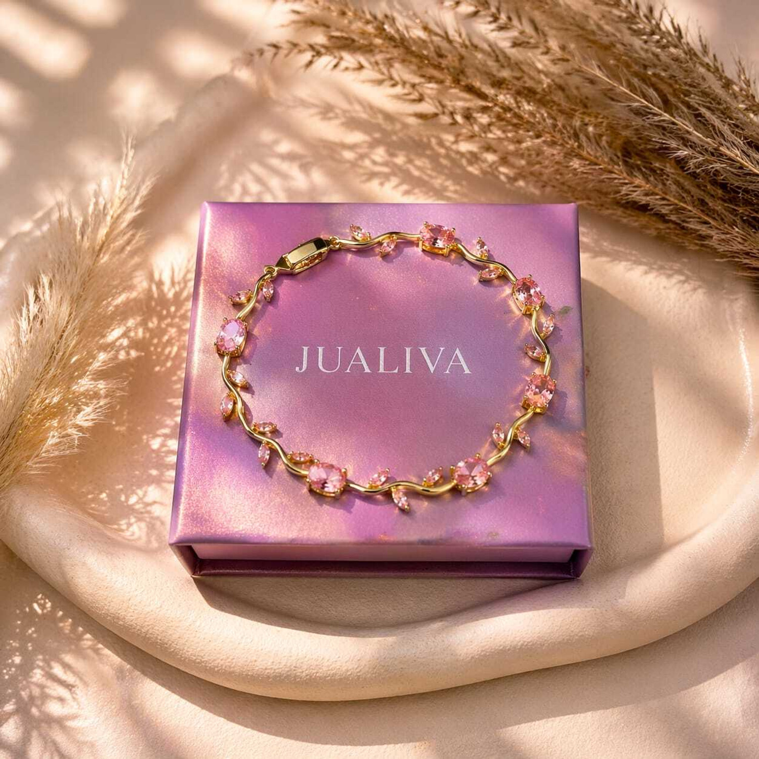 Image of Jualiva Stainless Steel Gold-plated Bracelet