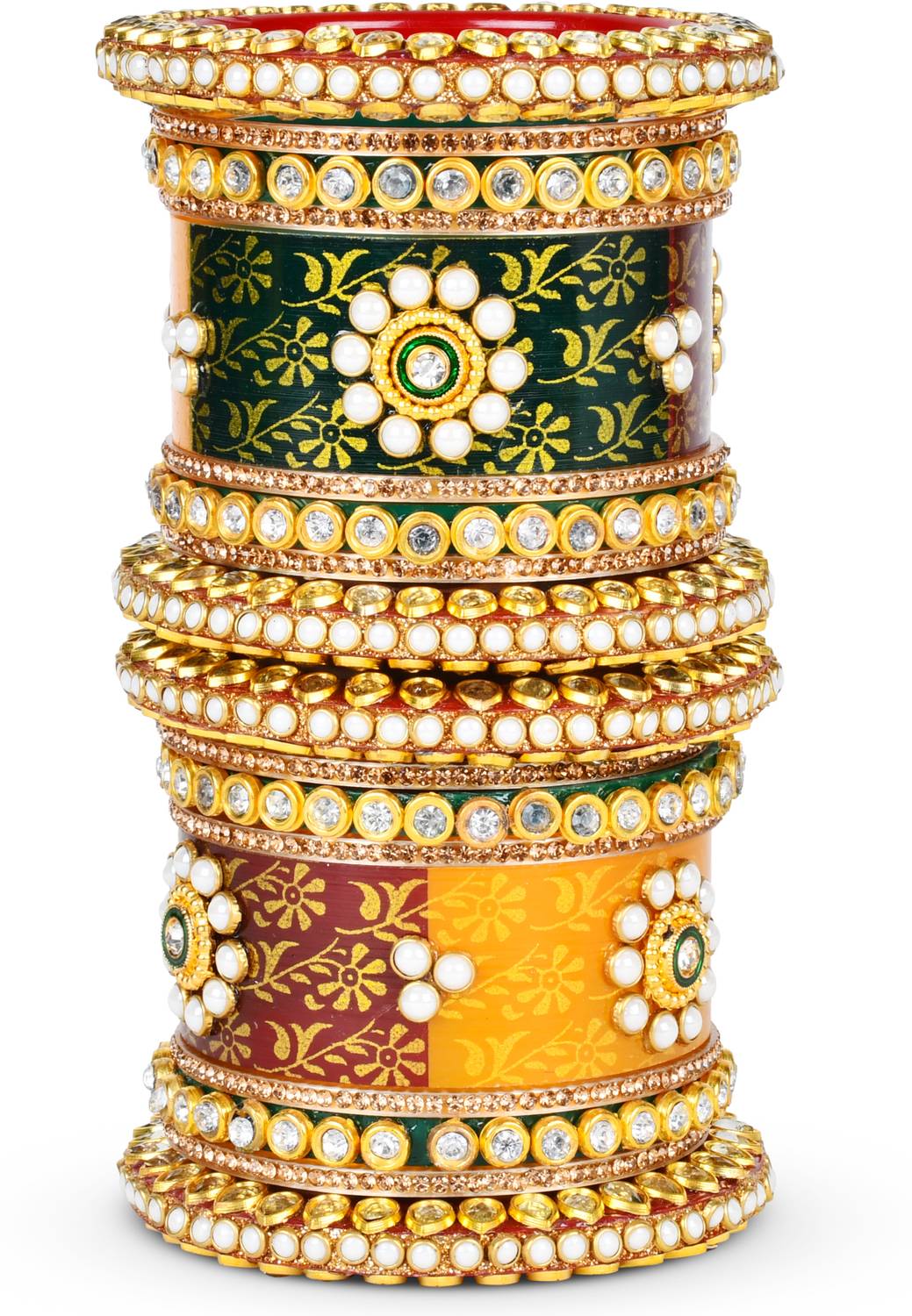 BridalGarnish Plastic Bangle Set