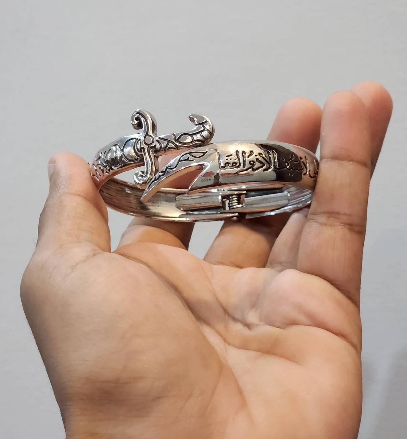 trenza Silver Coated Stainless Steel Bracelet - Image 3