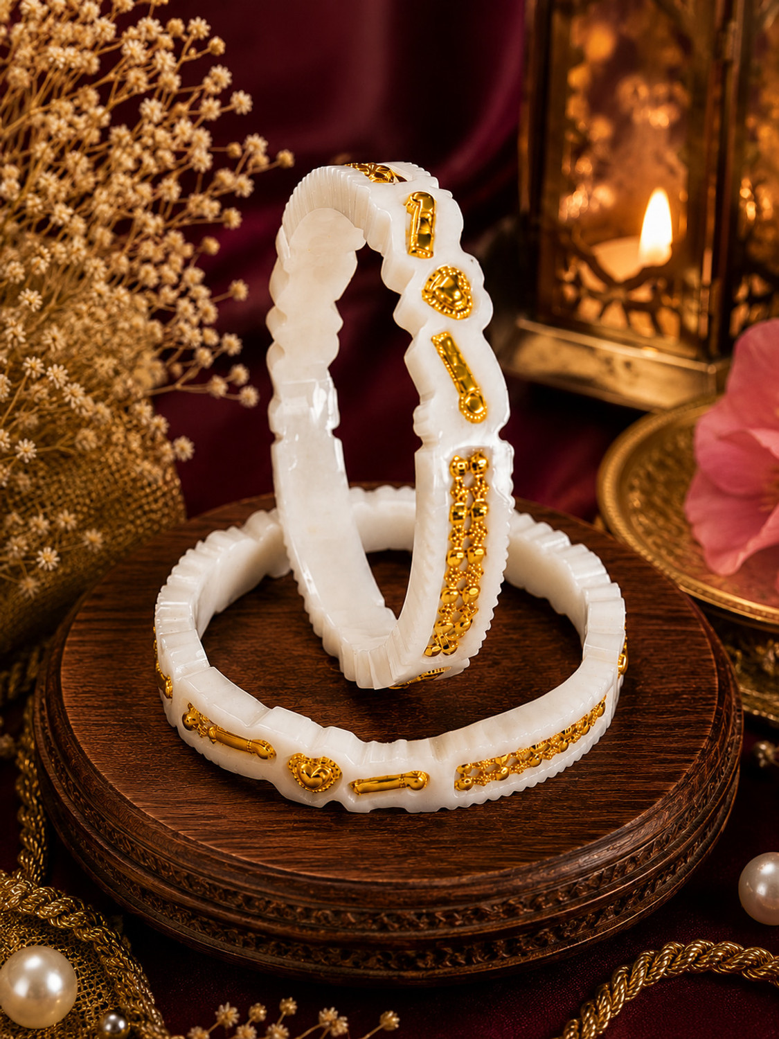 Image of Golden Diva Plastic Gold-plated Shakha Pola