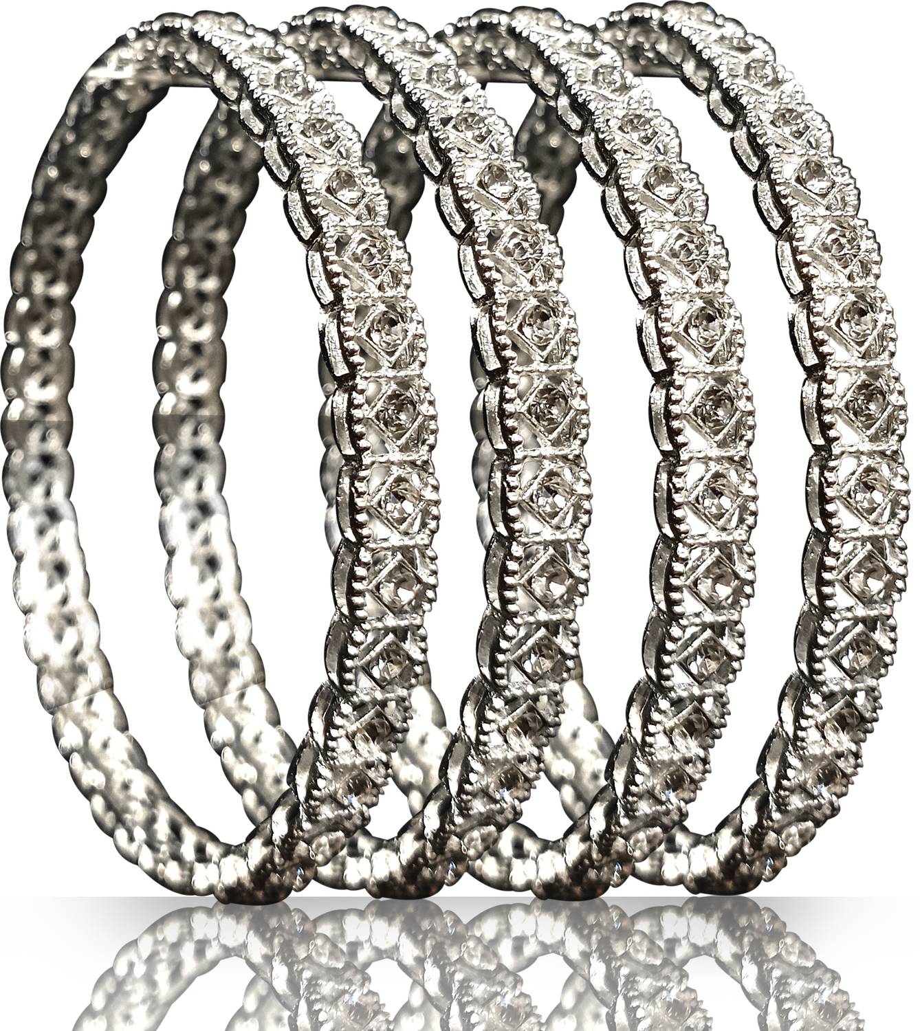 beutifly Metal Silver Kada