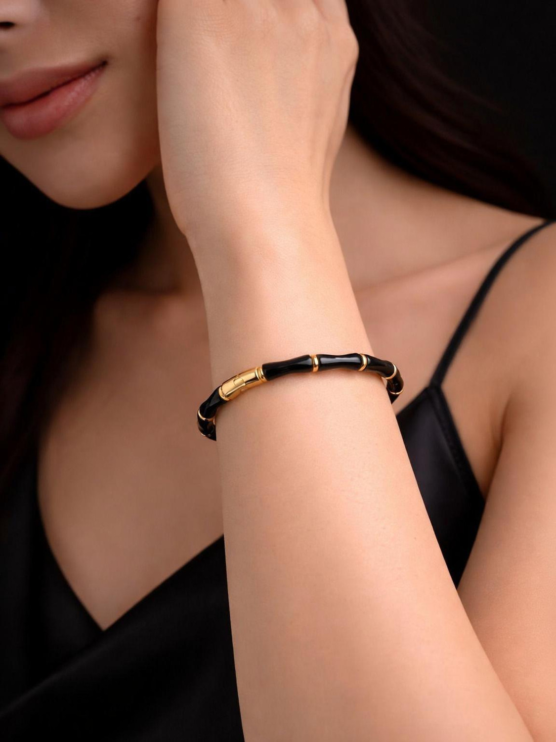 Image of Vastra Stainless Steel Gold-plated Bracelet