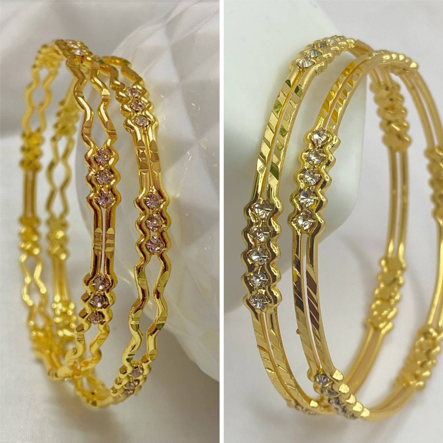 AARTISAI Alloy Gold-plated Bangle Set