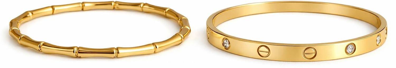 packnpromo Stainless Steel Bracelet Set Pack of 2 - Image 3