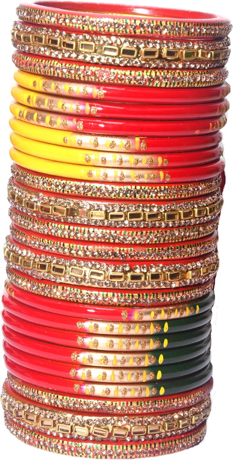 Anshi Creations Lac Bangle Set