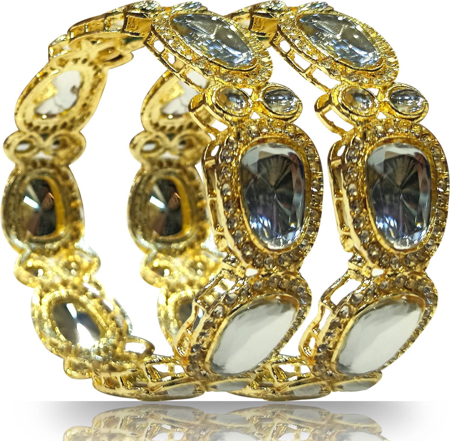 beutifly Metal Gold-plated Kada