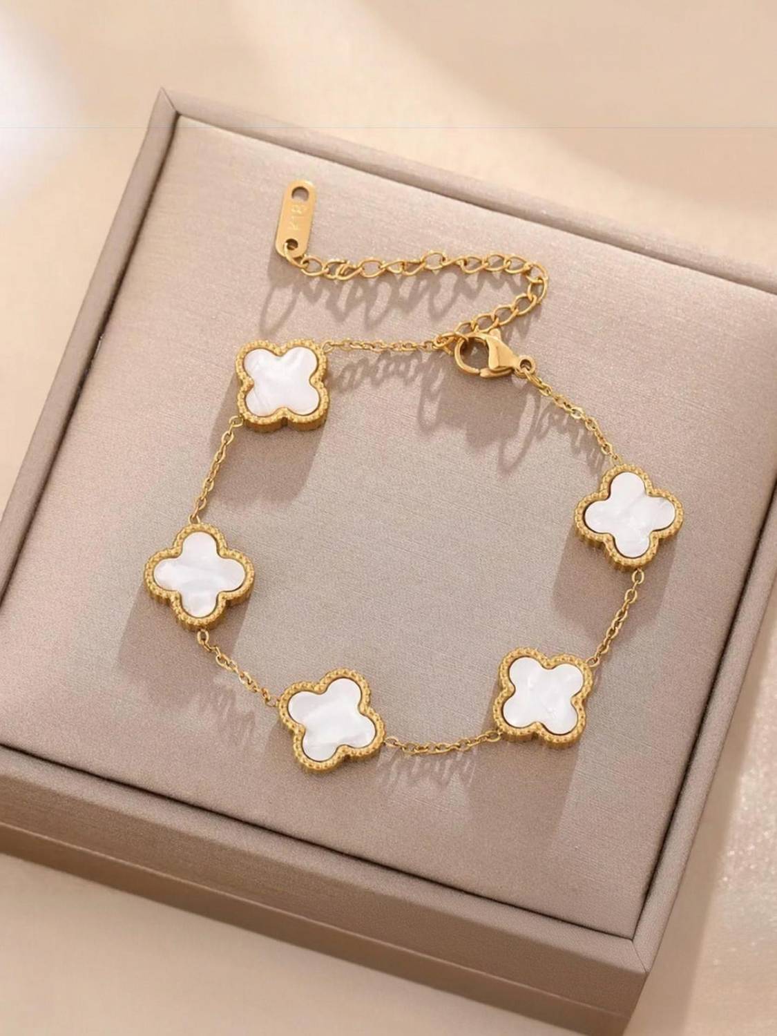 alinora jewels Stainless Steel Gold-plated Bracelet