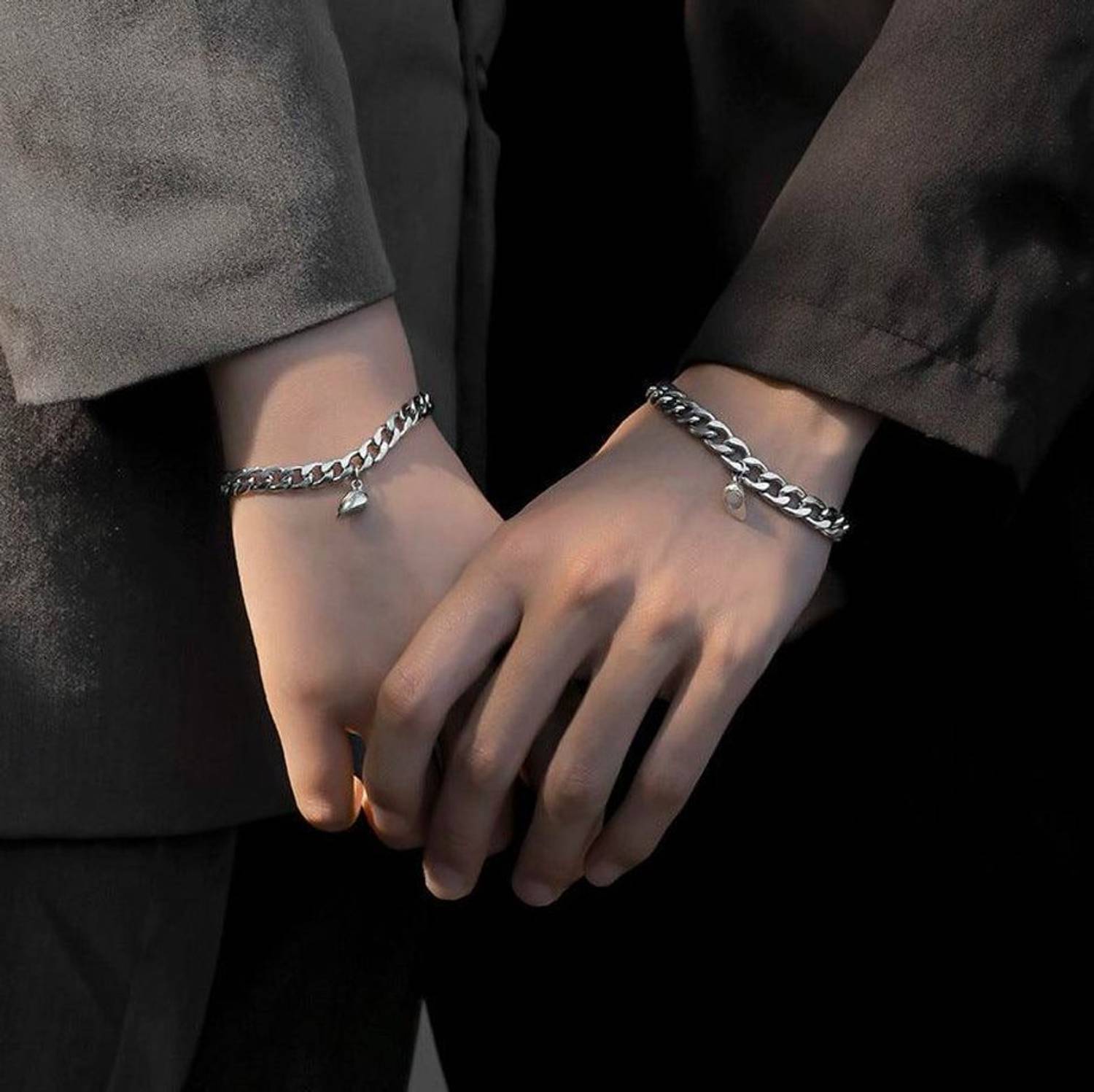 Fashion Frenzy Stainless Steel Bracelet Set Pack of 2 - Image 2
