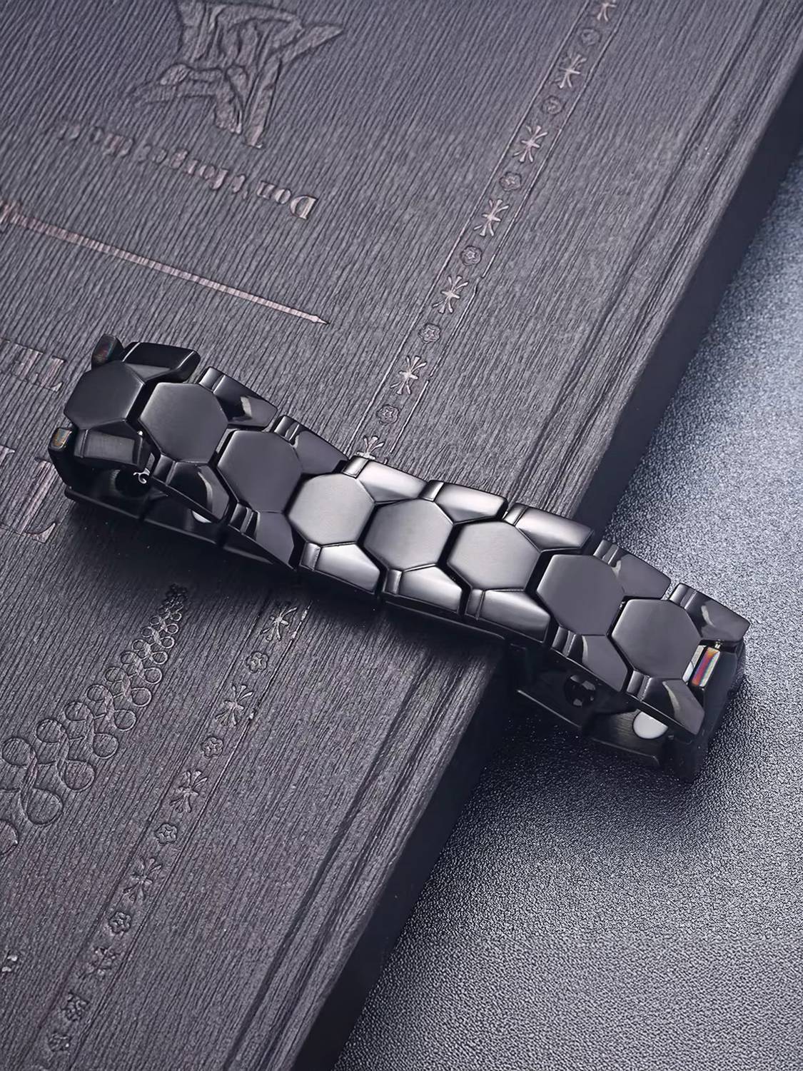 Charismatic Classic Stainless Steel Platinum Bracelet - Image 1