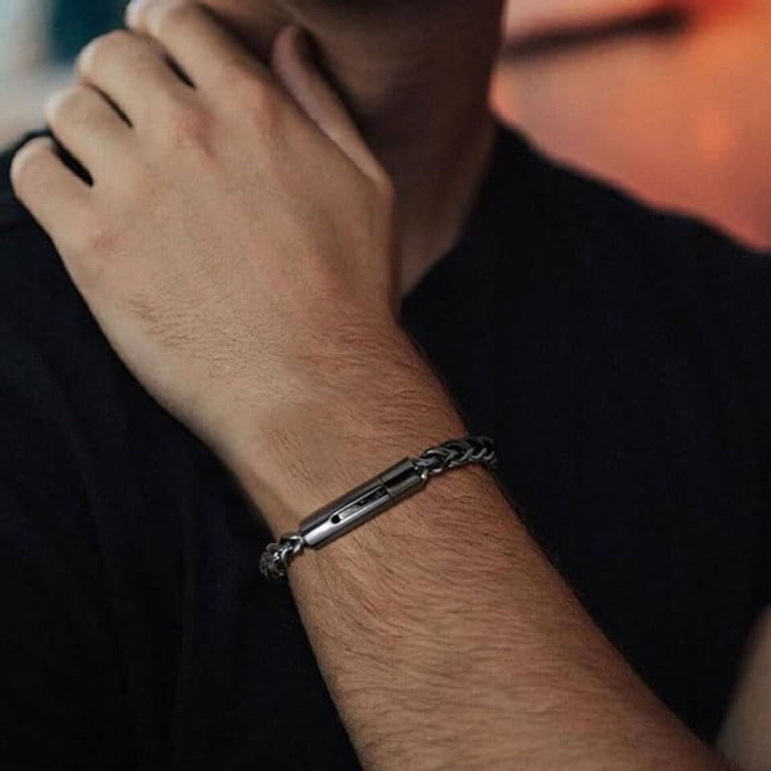 Image of Luxuarylook Stainless Steel Silver, Silver Coated, Platinum, Gold-plated Bracelet