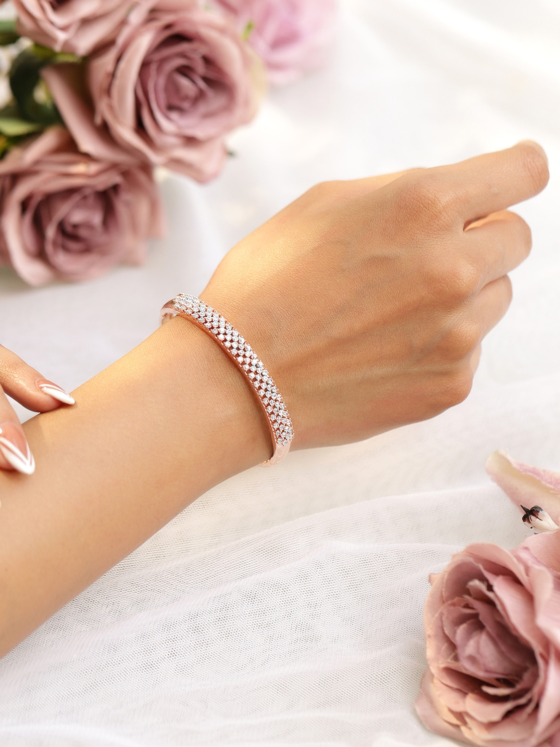 Image of RUBANS Brass Gold-plated Bracelet