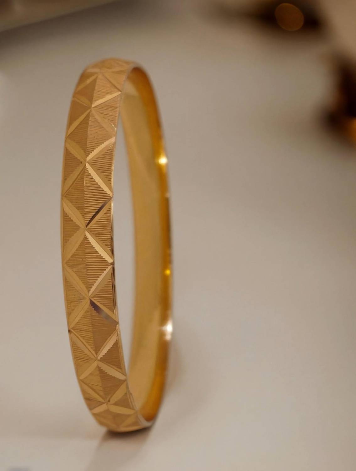 Jewels Kafe Brass Gold-plated Kada - Image 1