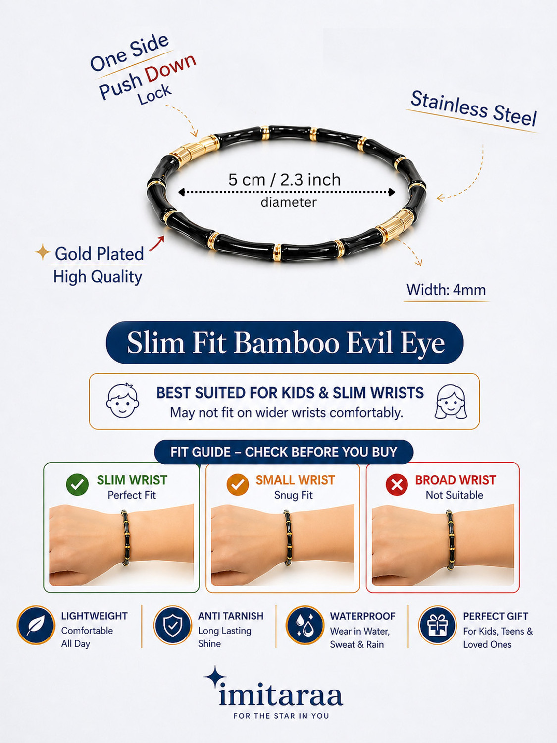 Image of SHILPRI CREATIONS Stainless Steel Gold-plated Bracelet