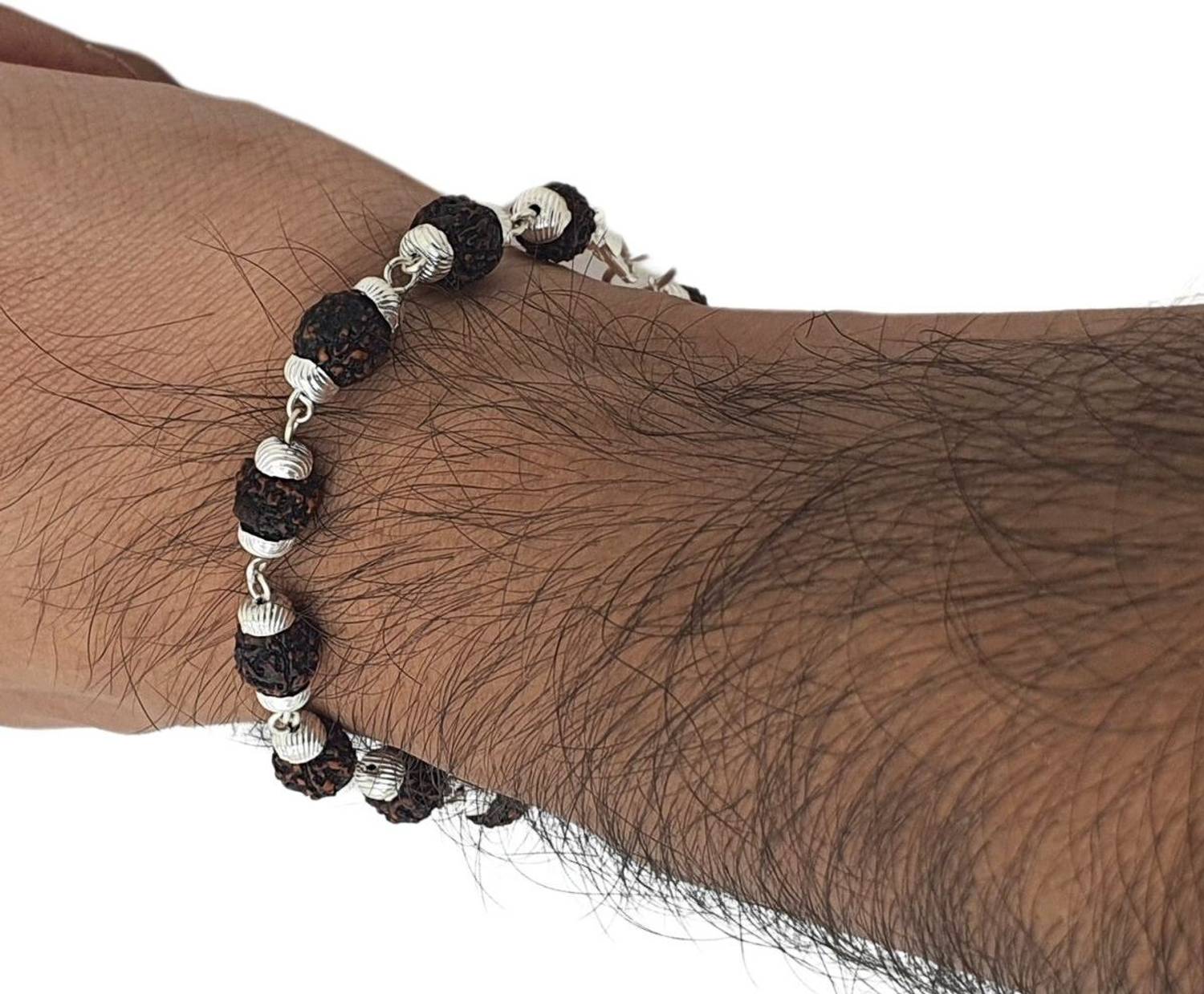 Fine Creation Brass, Alloy Beads Silver Bracelet