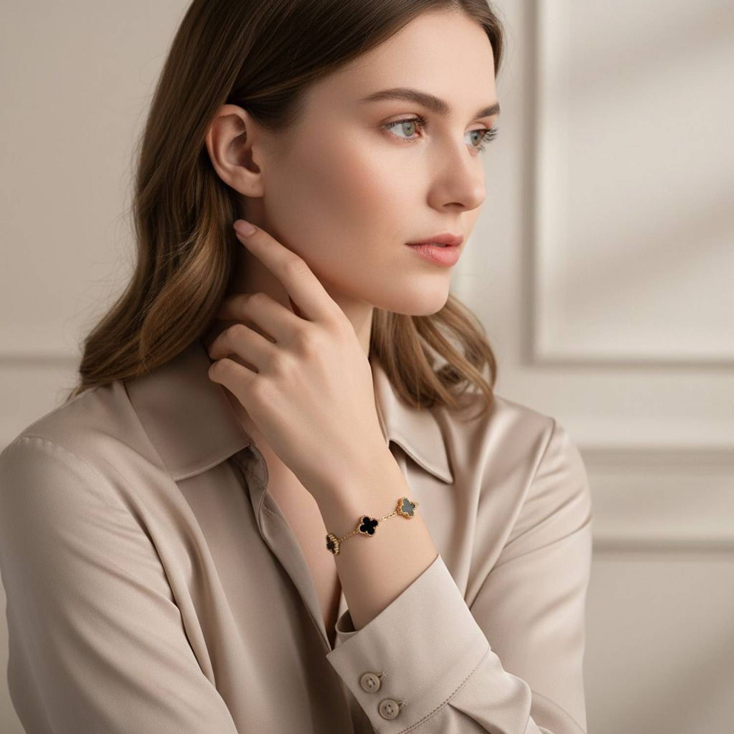 GCHISEL Stainless Steel Gold-plated Bracelet - Image 2