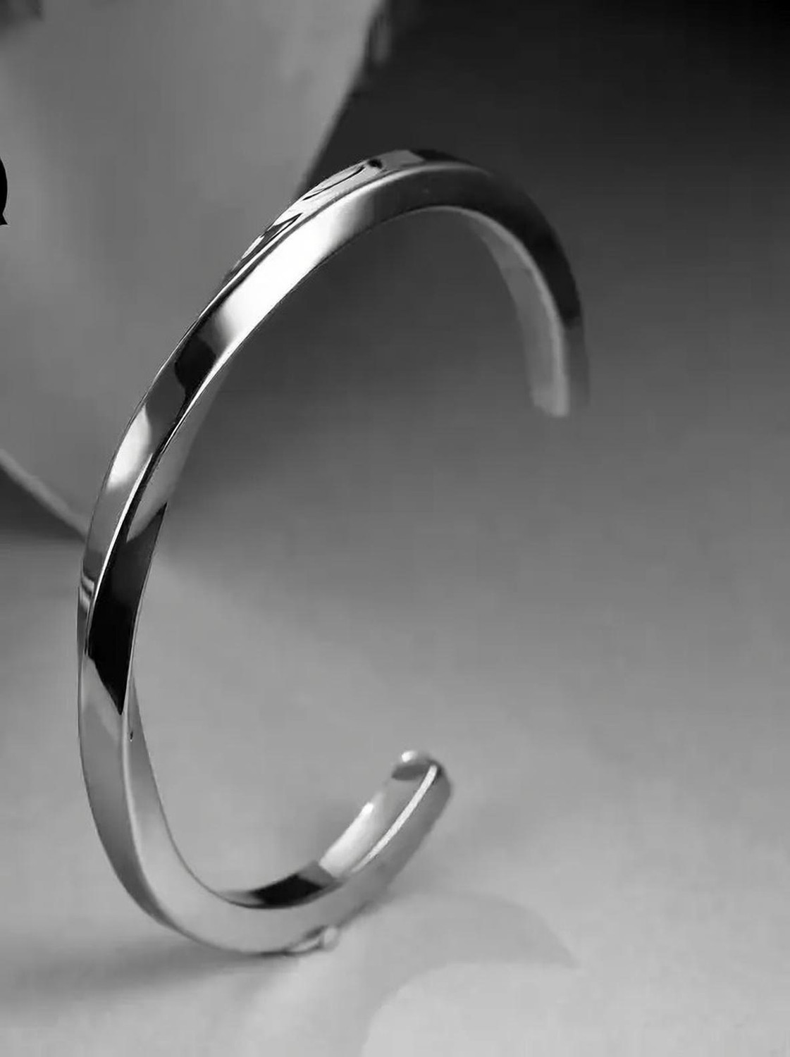 Image of MEENAZ Metal, Alloy, Steel, Stainless Steel Platinum, Silver Bracelet Set