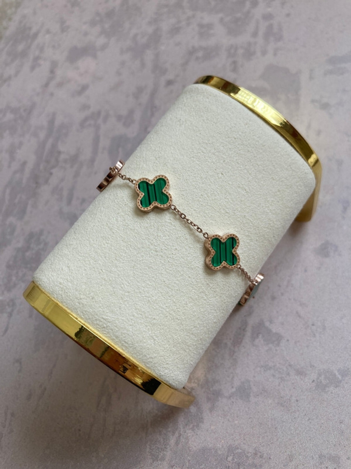 Image of Winnifred Stainless Steel Pearl Gold-plated Bracelet