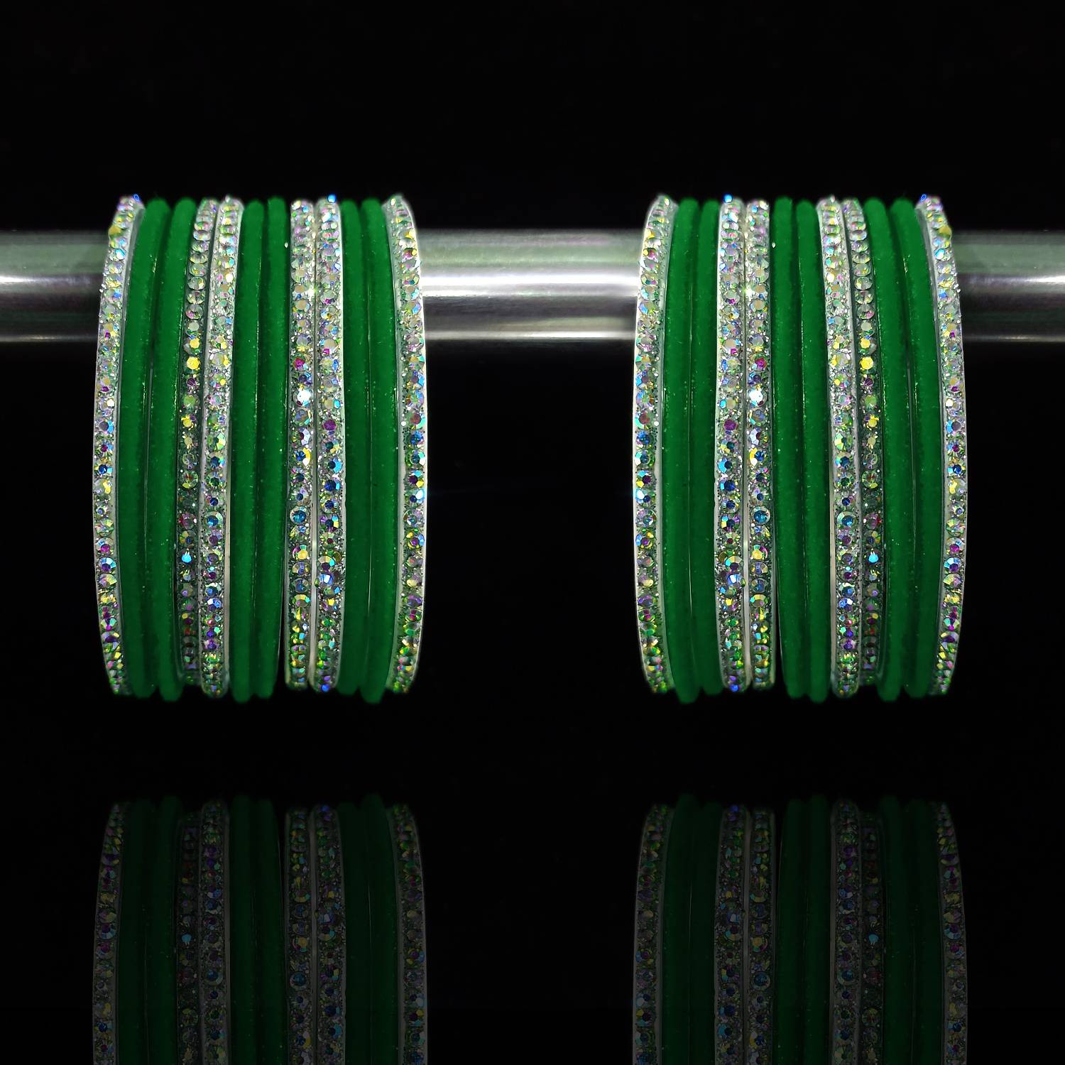 beutifly Glass Bangle Set