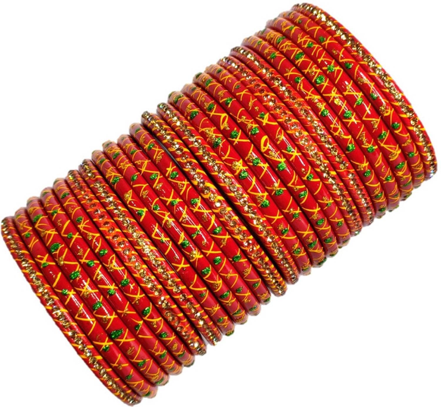 Anshi Creations Lac Bangle Set