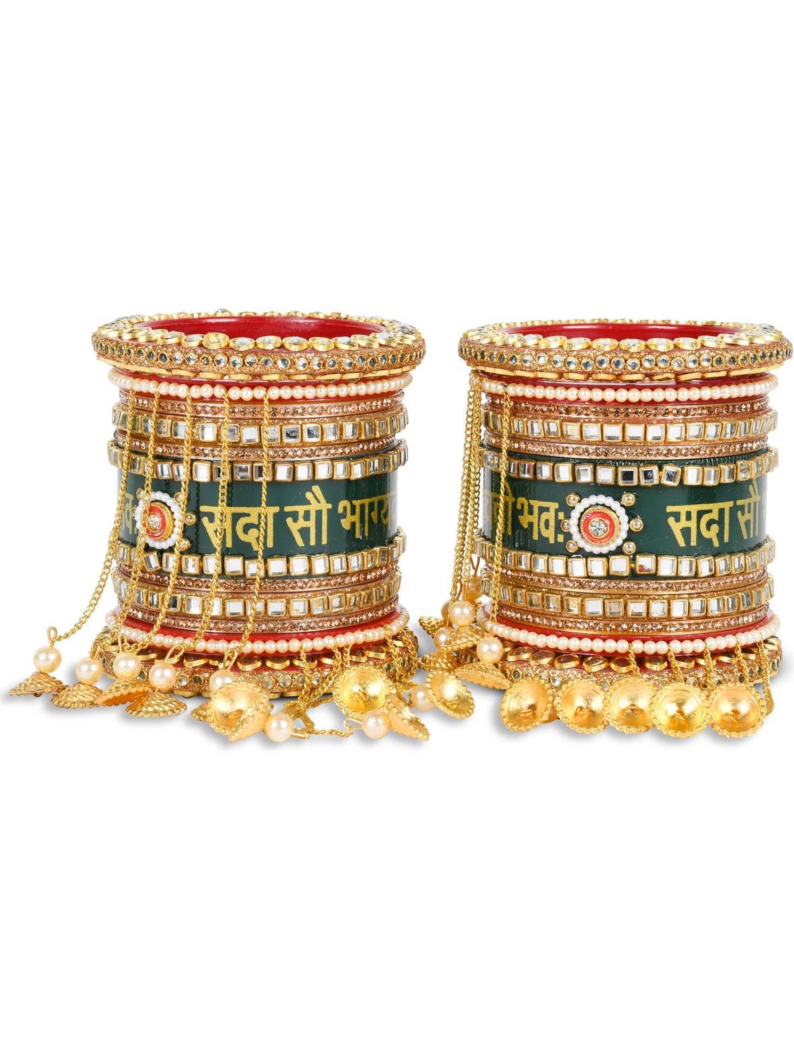 BridalGarnish Plastic Bangle Set