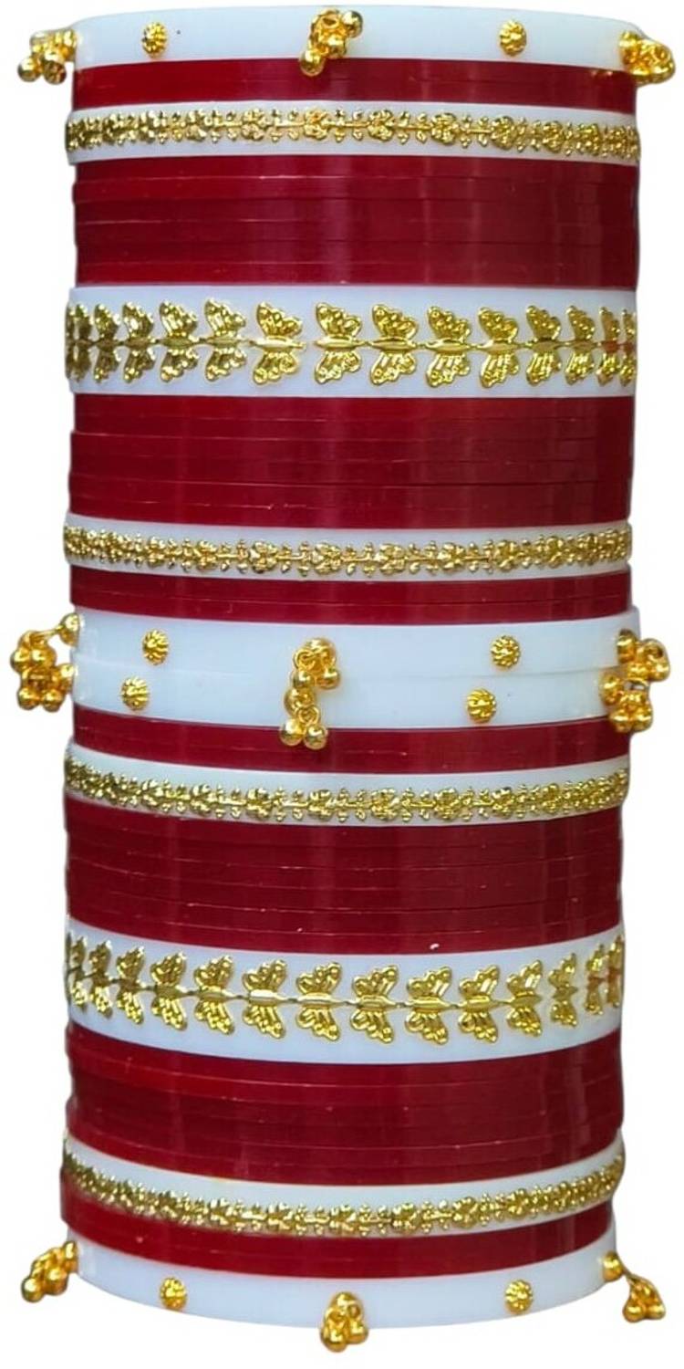 AMCM Plastic Rhinestone Bangle Set