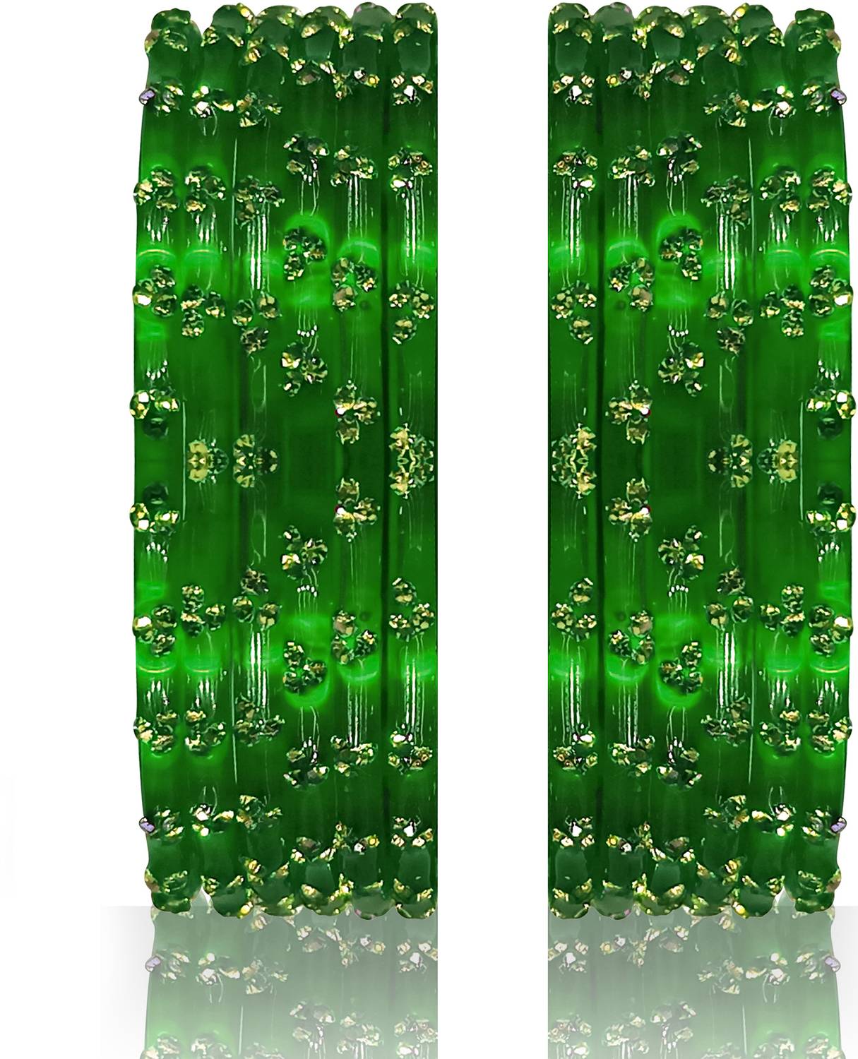 beutifly Glass Bangle Set
