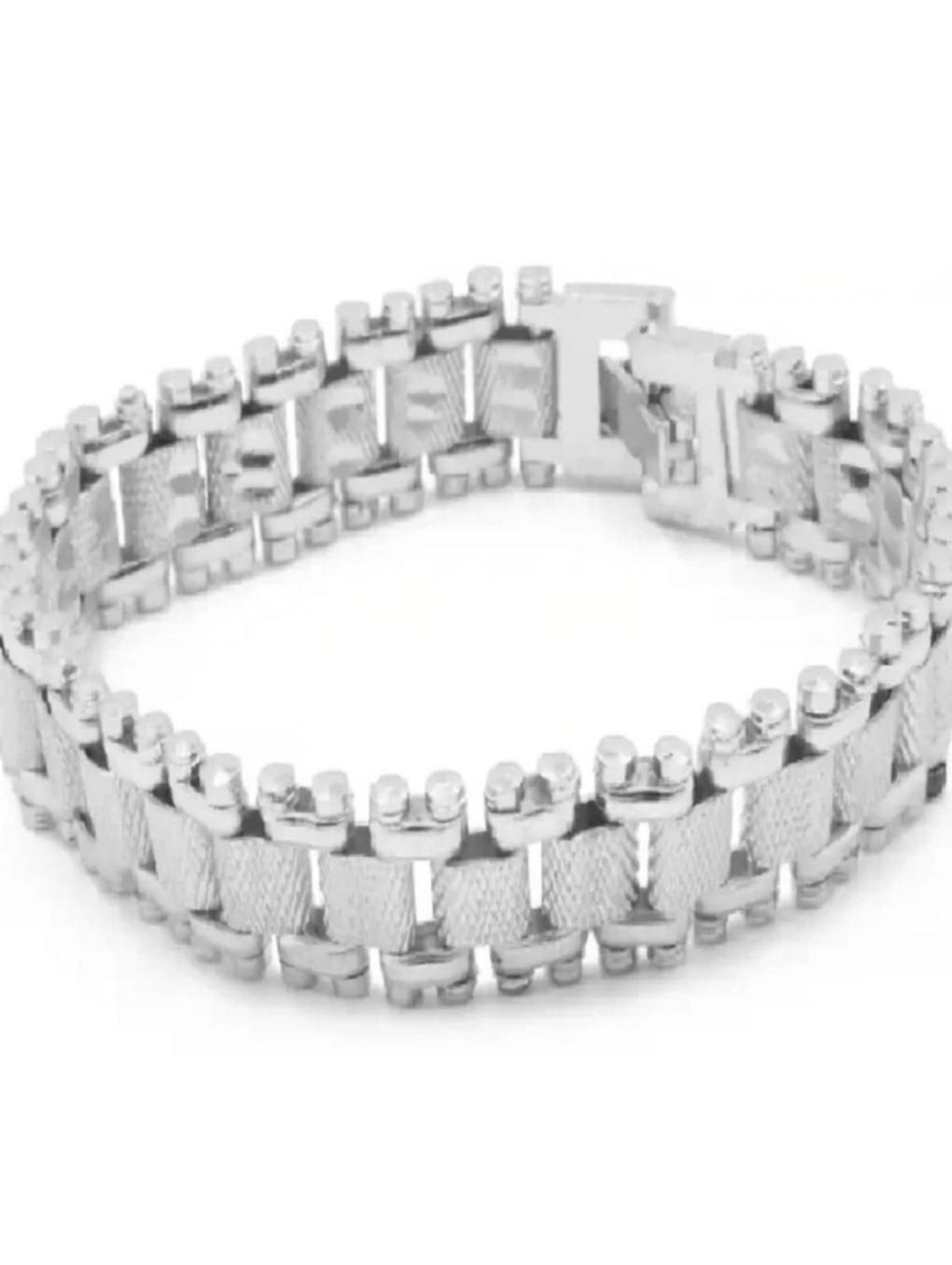 Image of AANYACRYSTAL Sterling Silver Brass Bracelet