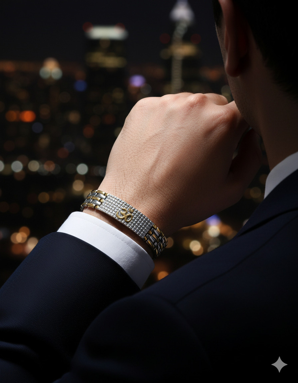 Image of FEEDNIX Stainless Steel Gold-plated Bracelet