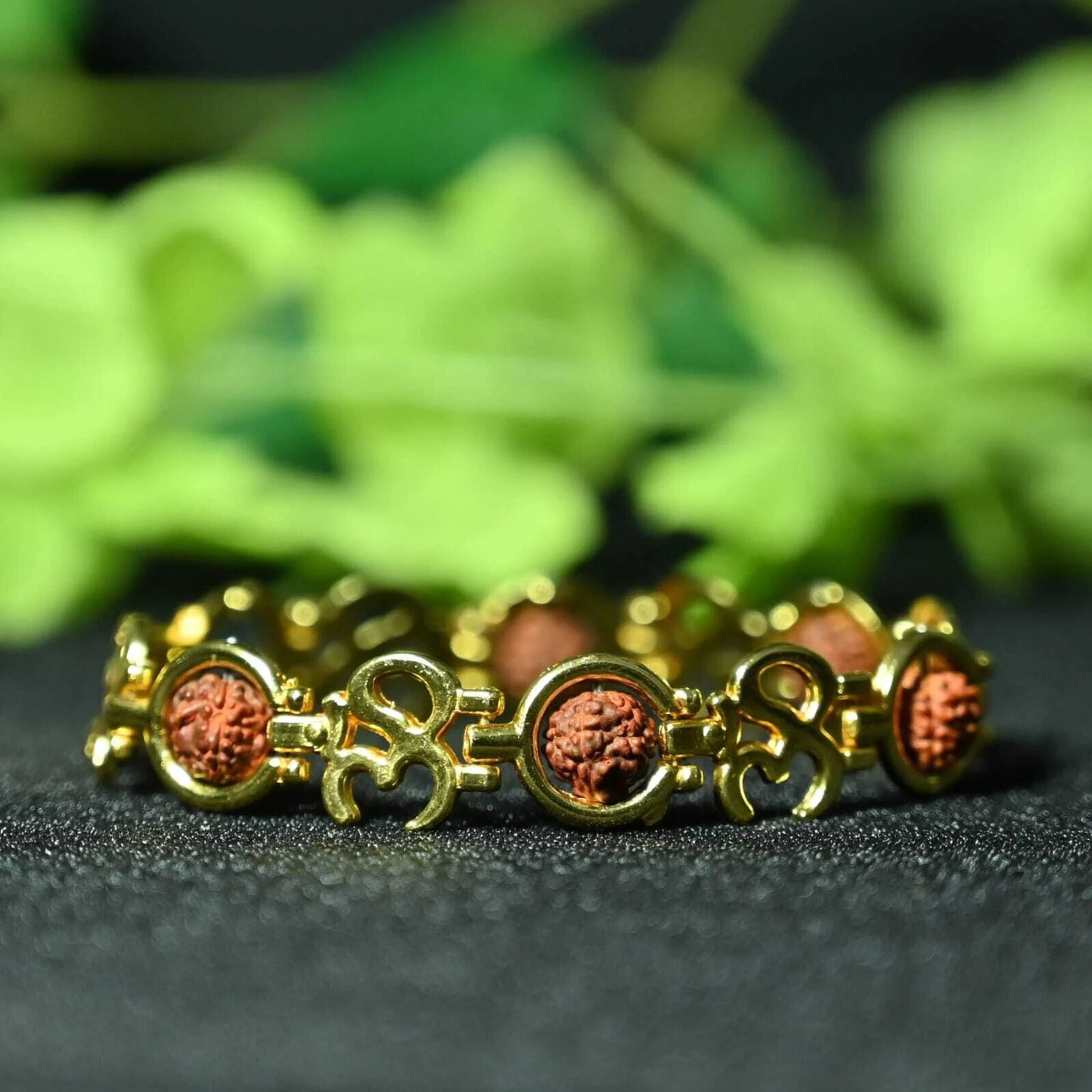 Image of Divine rudras Brass Gold-plated Bracelet