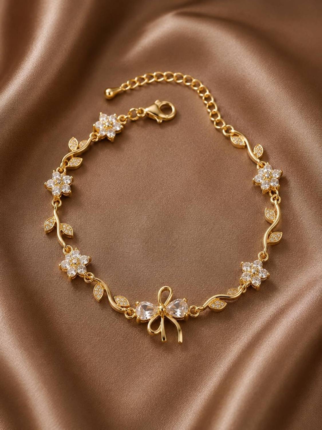 MySty Brass Cubic Zirconia Bracelet - Image 5